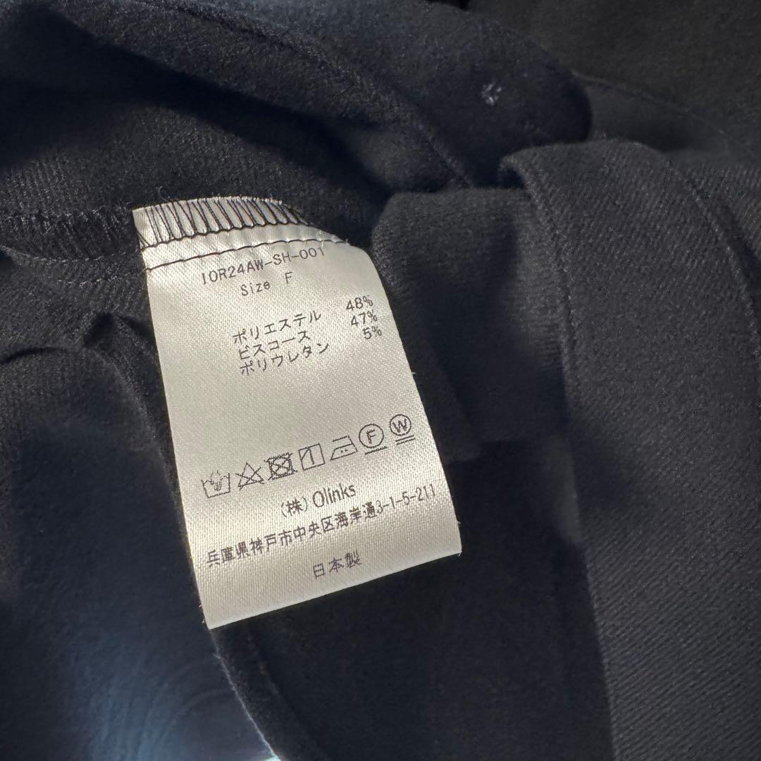 IORE イオレ BUTTON SHIRT ブラック