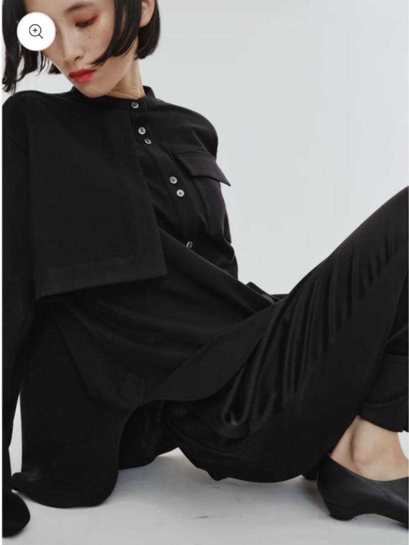 IORE イオレ BUTTON SHIRT ブラック