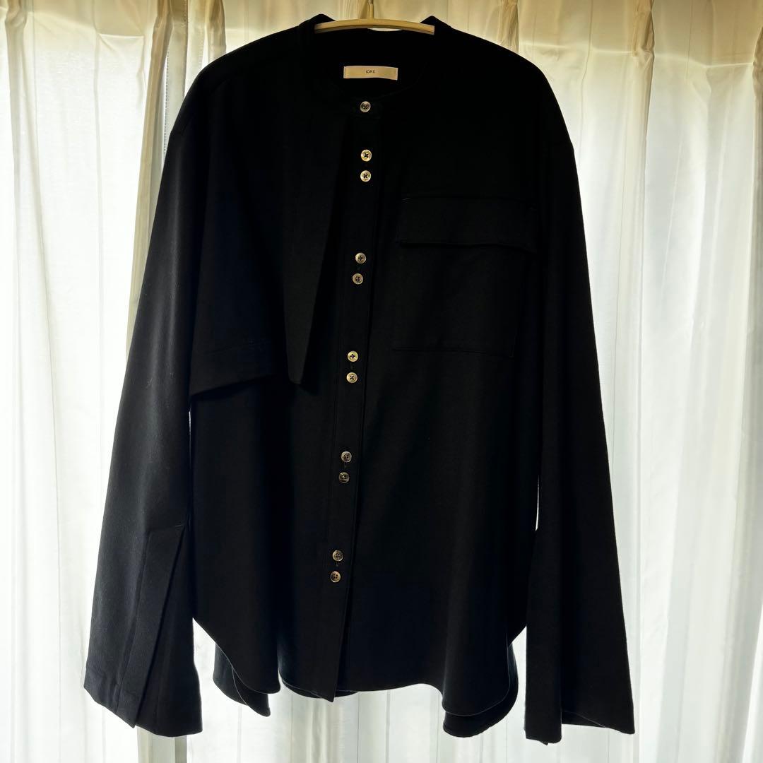 IORE イオレ BUTTON SHIRT ブラック