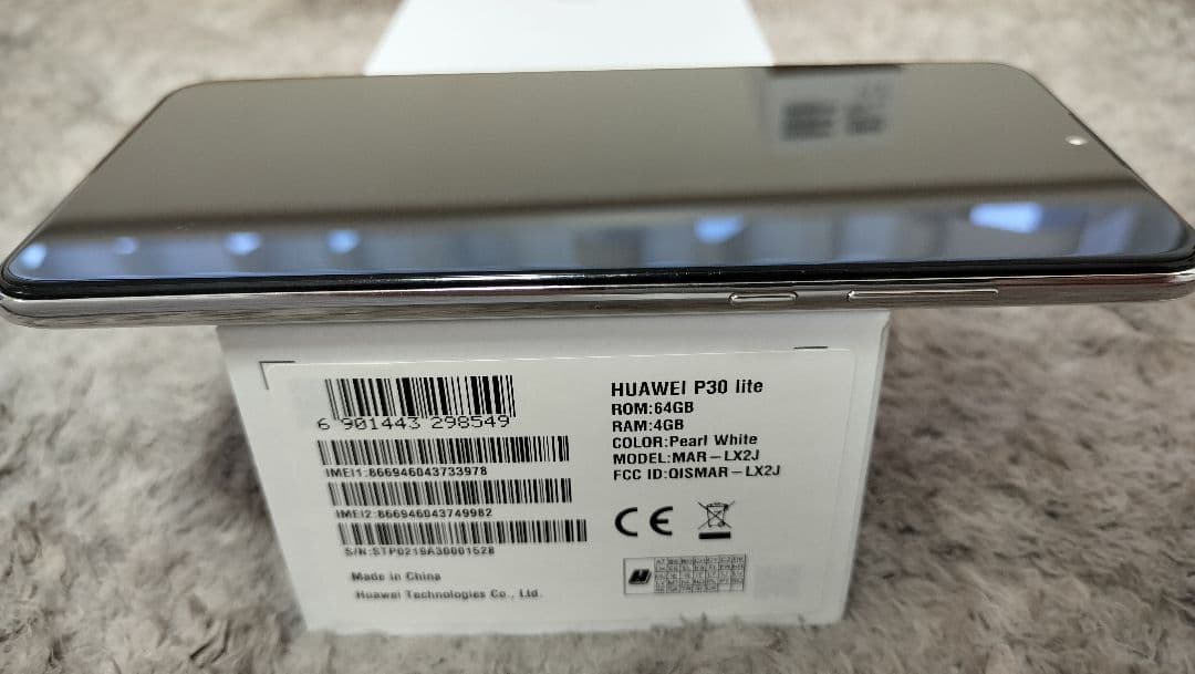 スマートフォン本体 HUAWEI P30 lite Pearl White 64GB