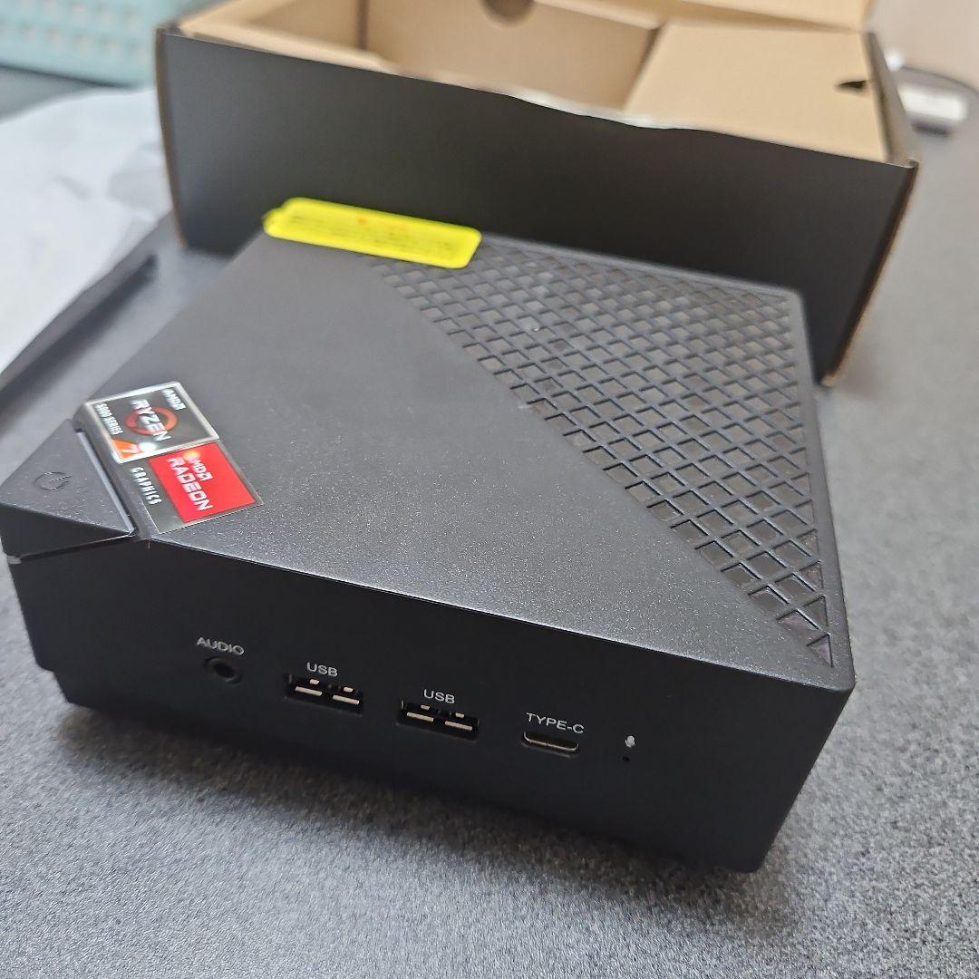 ミニPC ryzen7 5700u, RAM 32G, SSD512GB