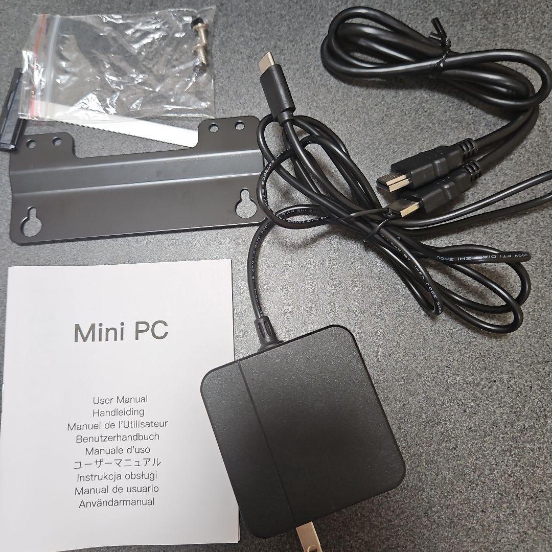 ミニPC ryzen7 5700u, RAM 32G, SSD512GB