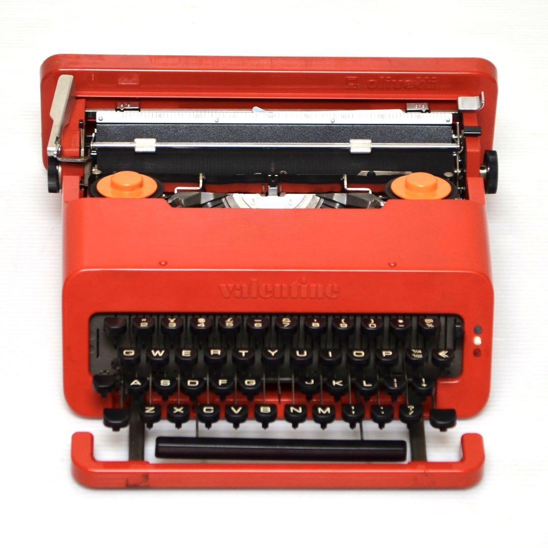 限定品 オリベッティ タイプライター バレンタイン 赤いバケツ Olivetti