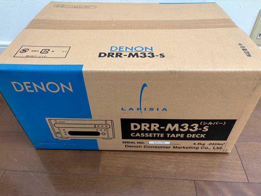 【未開封】DENON DRR-M33-s(シルバー)カセットテープデッキ