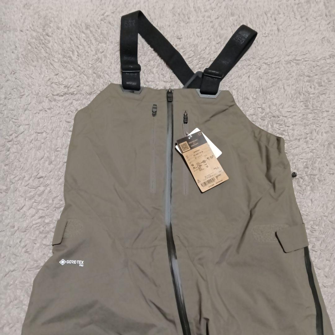 【新品】ノースフェイス ビブ GORE-TEX 　スノーパンツ　Lサイズ