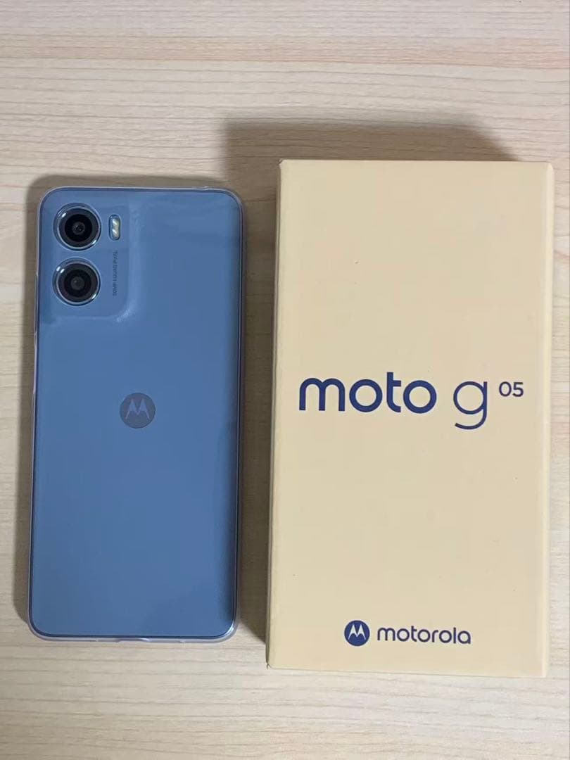 開封新品　　Motorola moto g 05 本体
