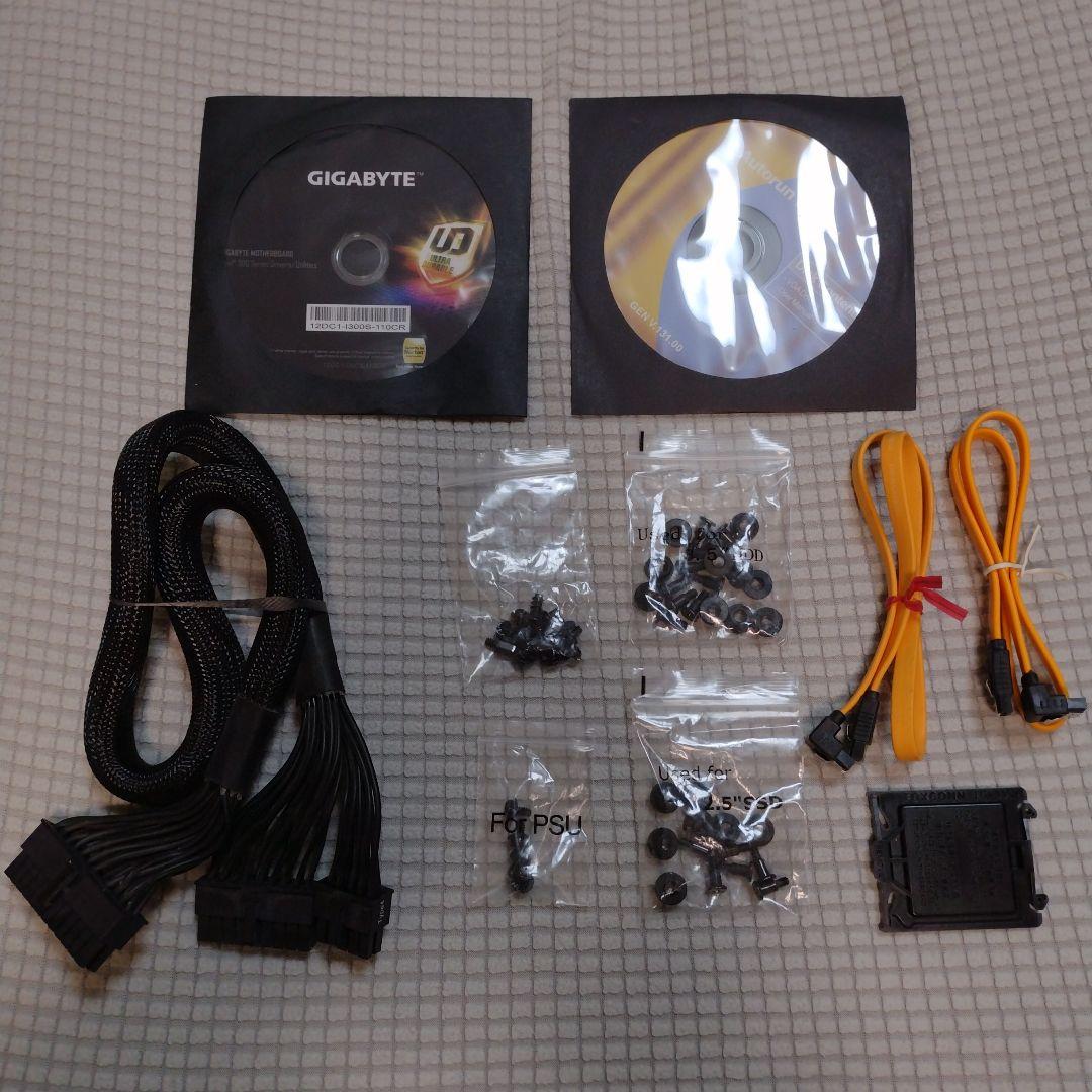 【送込】中古PCケースM-ATXmicro+マザボB365M DS3H＋CPU