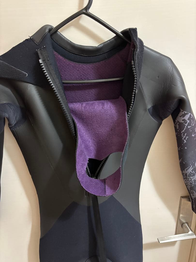 ボーイズ160cm オーダー 5x3mmセミドライ バックジップ エアタイト