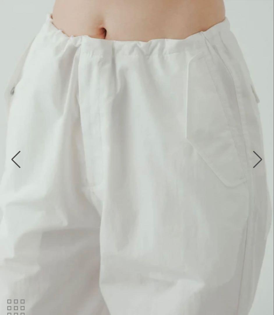 【yo BIOTOP】cotton nylon cargo pants 0サイズ