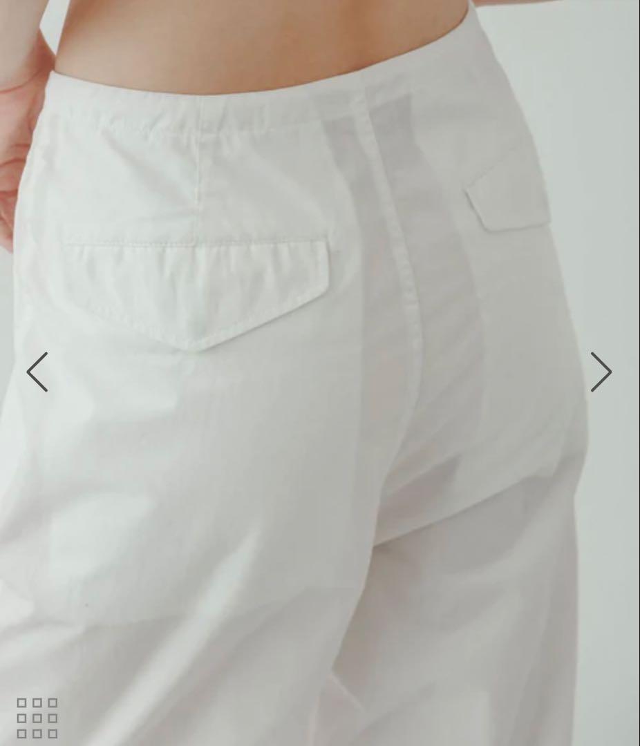 【yo BIOTOP】cotton nylon cargo pants 0サイズ