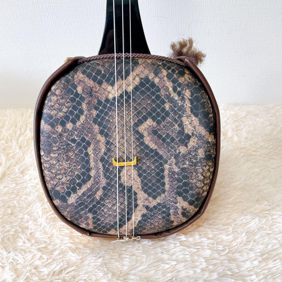 【動作品】沖縄三線 人工皮 初心者向け