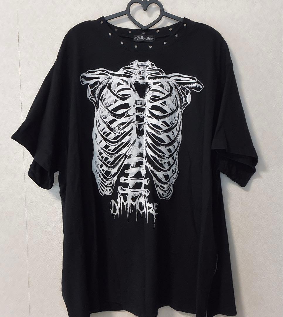 DimMoire Piercing 肋骨 BIG Tシャツ black 黒