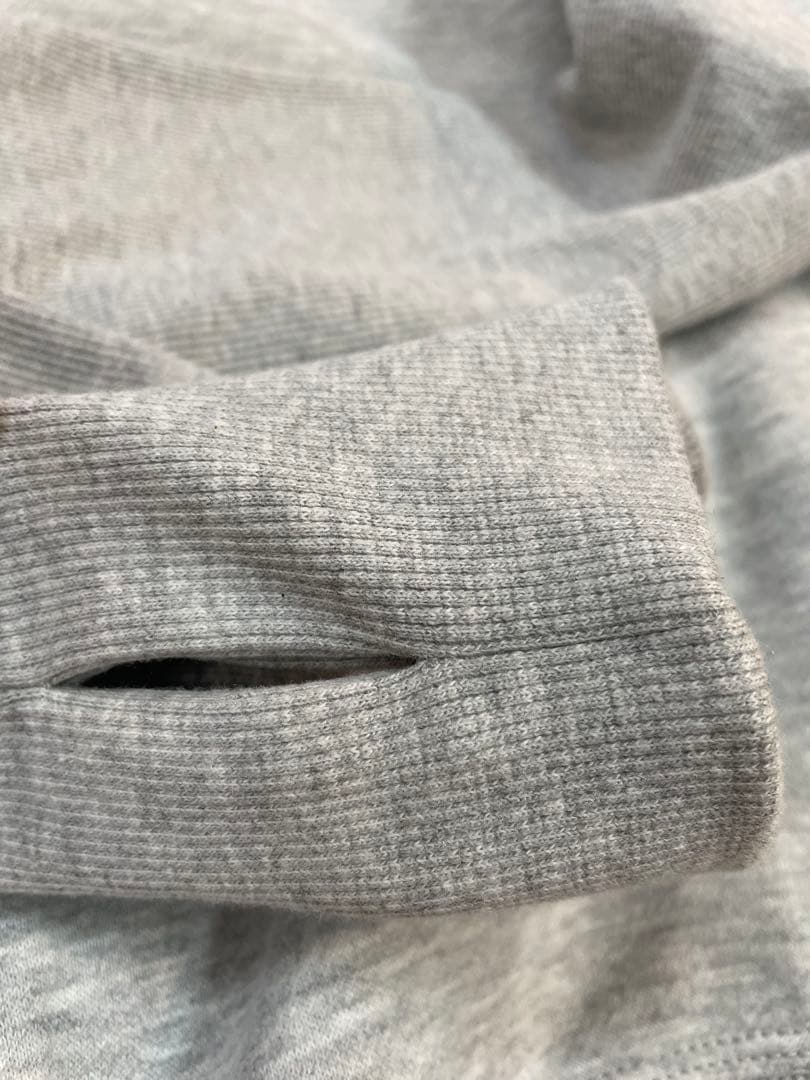 新品 クルーネック スウェット ライトグレー あったか 裏起毛 CYNICAL