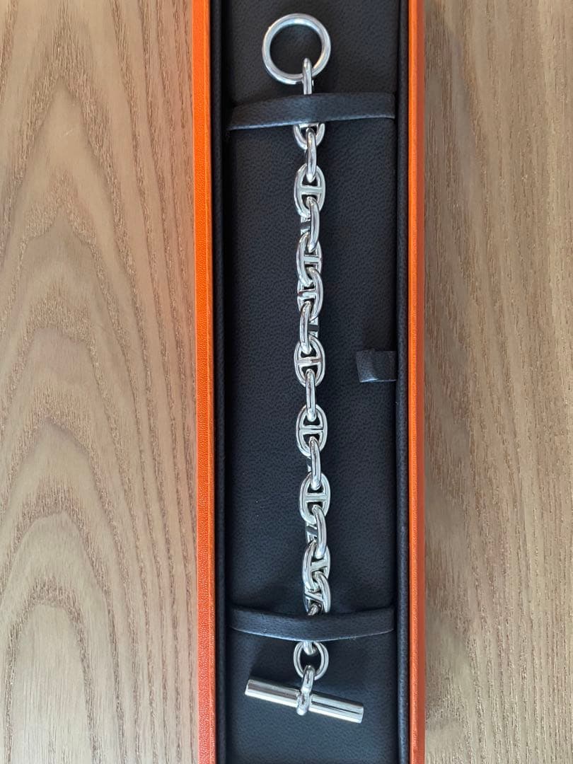【美品】HERMES シェーヌダンクル PM17 Chaine d'Ancre