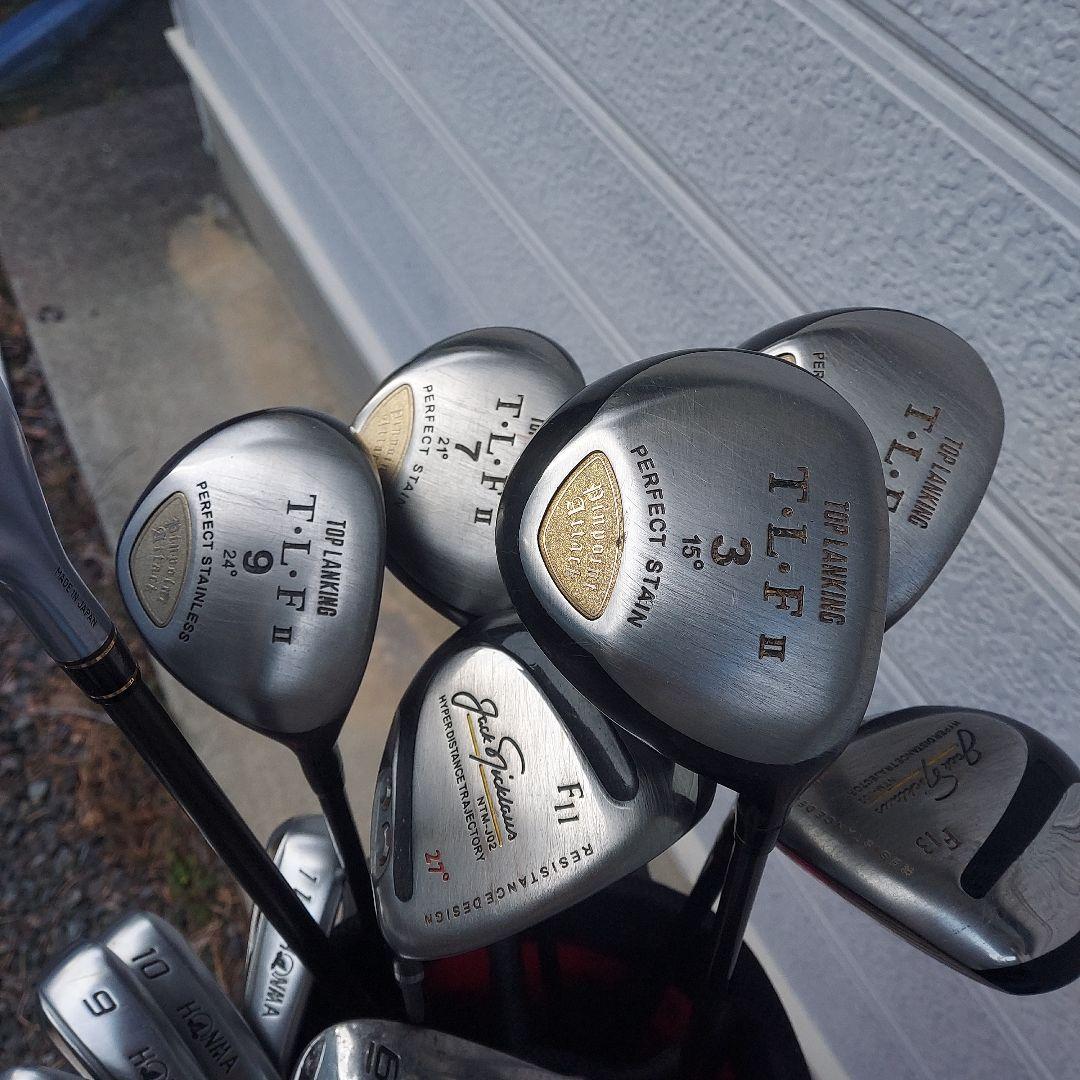 フ*。様 ホンマほか倉庫整理ゴルフクラブセット保管品バッグ付