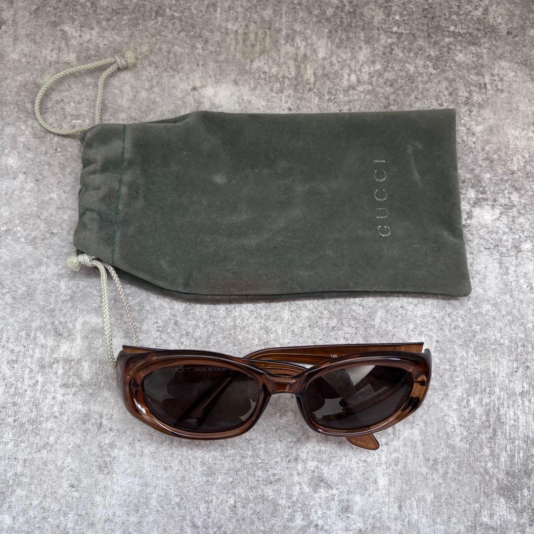 Vintage Gucci Side Logo Sunglasses スクエア