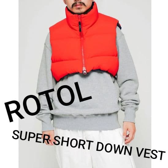 ジャケット・アウター ROTOL REVERSIBLE SUPER SHORT DOWN VEST 3