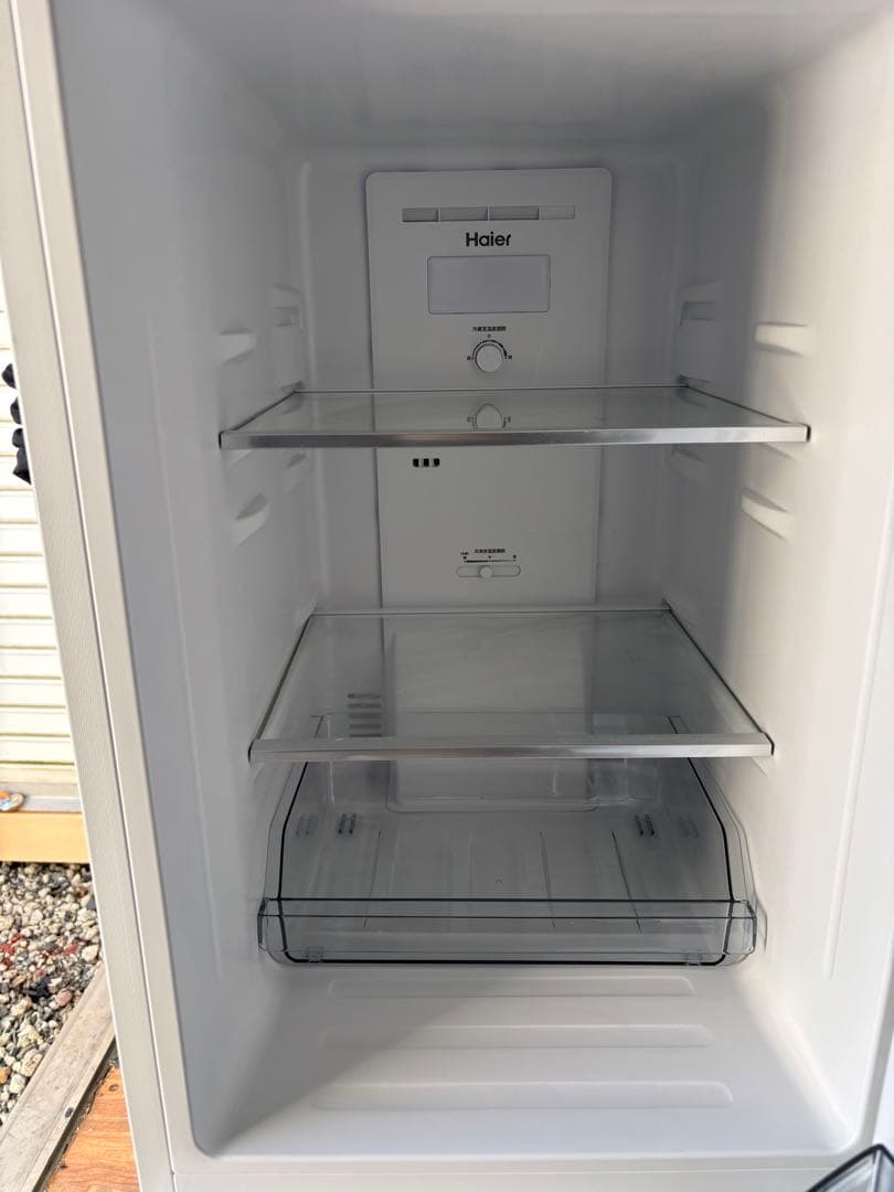 女性オーナー！美品！2024年製！スリム幅！Haier 148L 2ドア 冷蔵庫