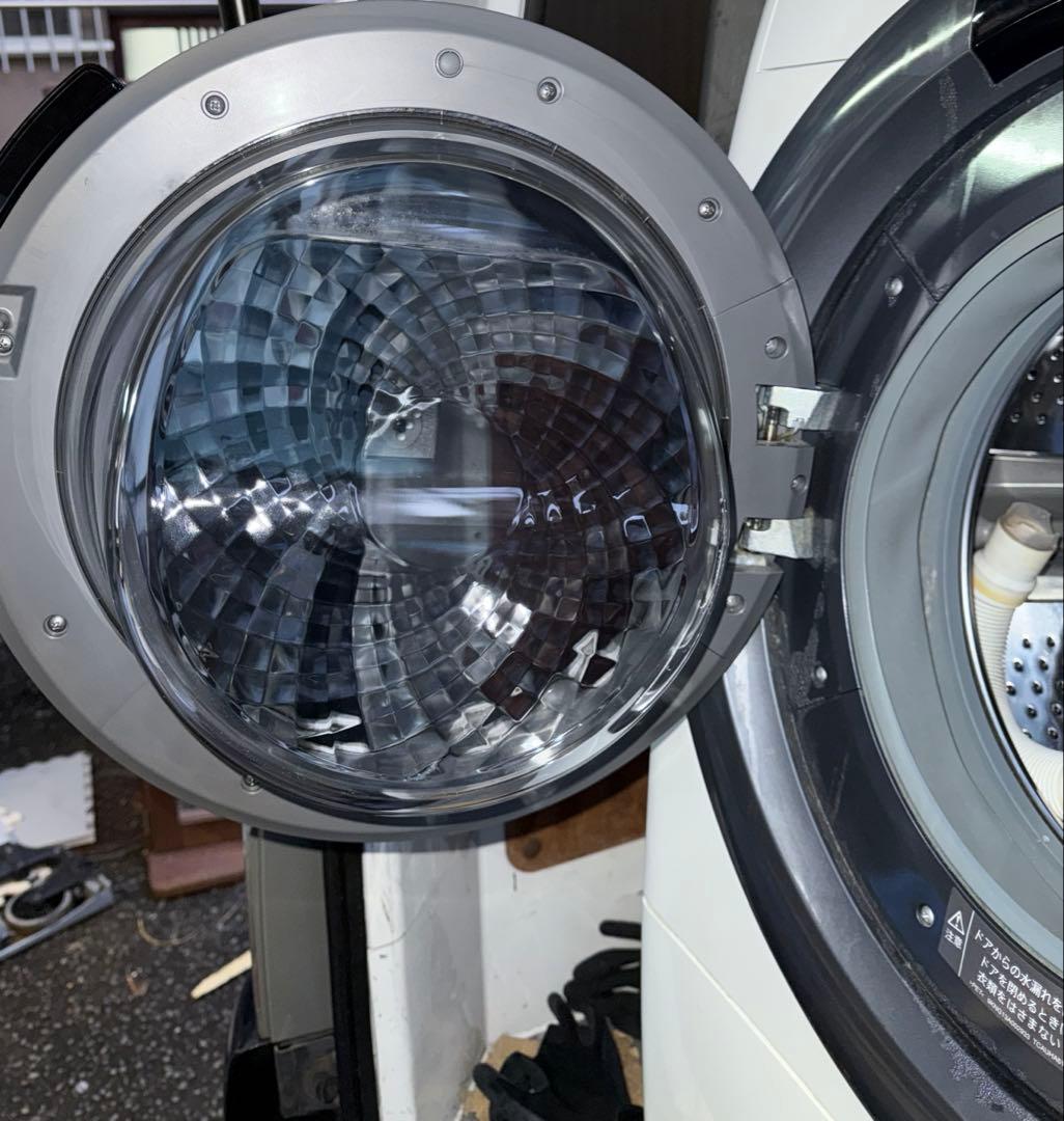 SHARP ドラム式洗濯機 ES-S7B-WL 2017年