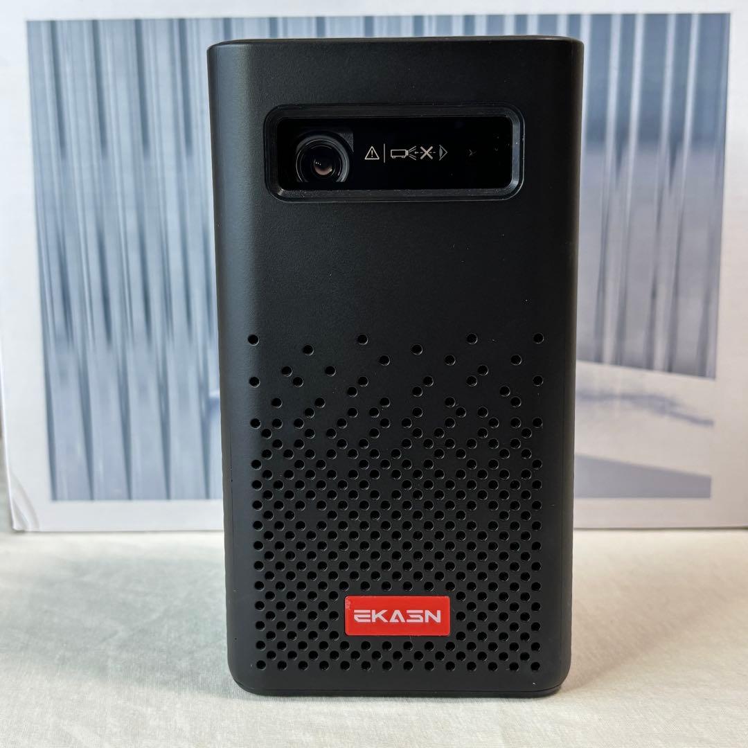 EKASN ポータブル プロジェクター 充電器付き 動作確認済み スピーカー