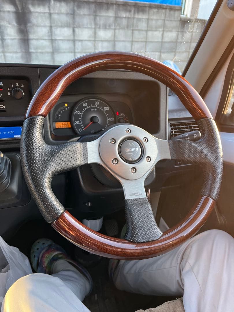 momoファイターウッド＆レザー コンビ35cm