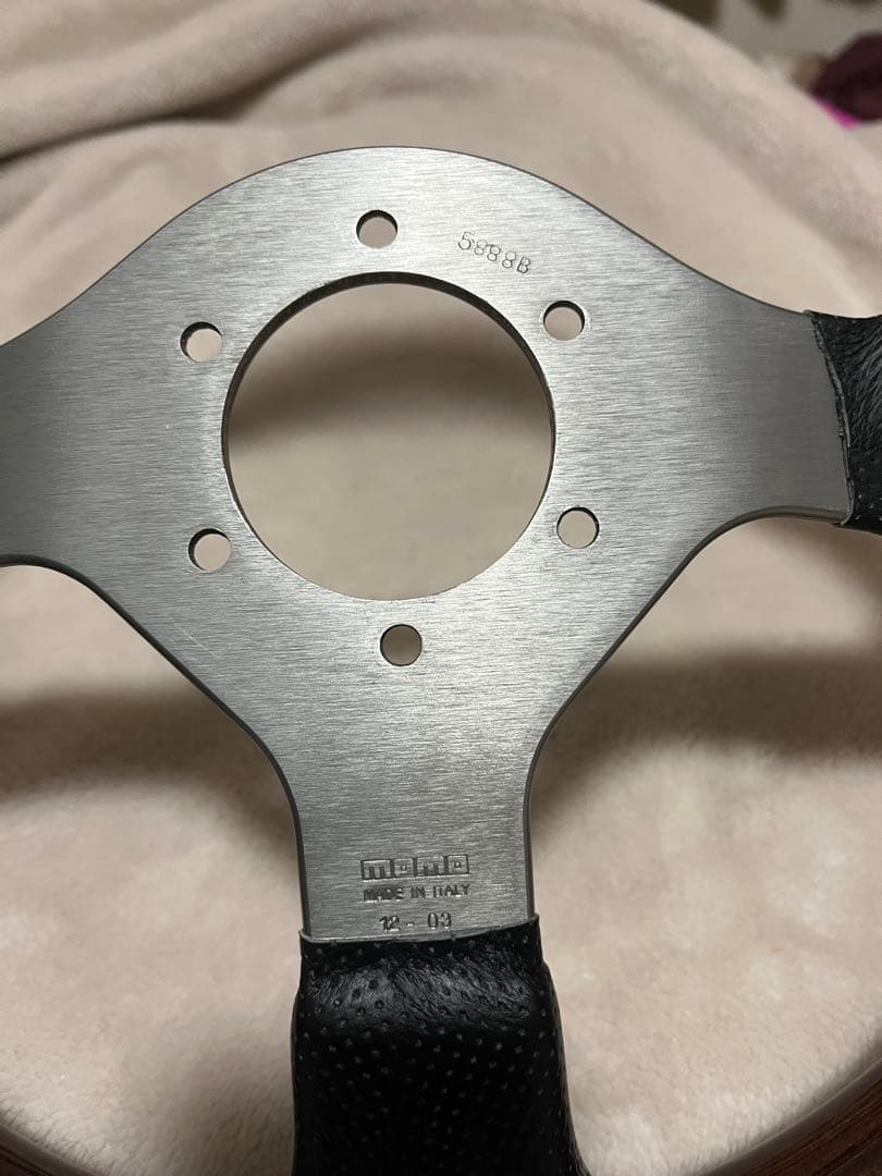 momoファイターウッド＆レザー コンビ35cm