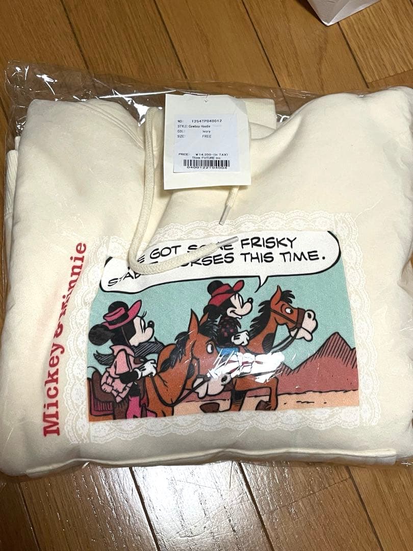 kuku【即納】COWBOY HOODIE アリソンブラウン　ディズニー