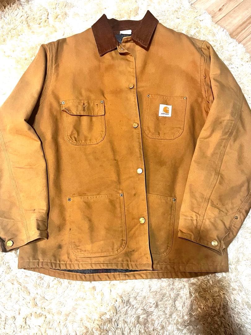 carhartt カバーオールvintage ボタン　デトロイトジャケット