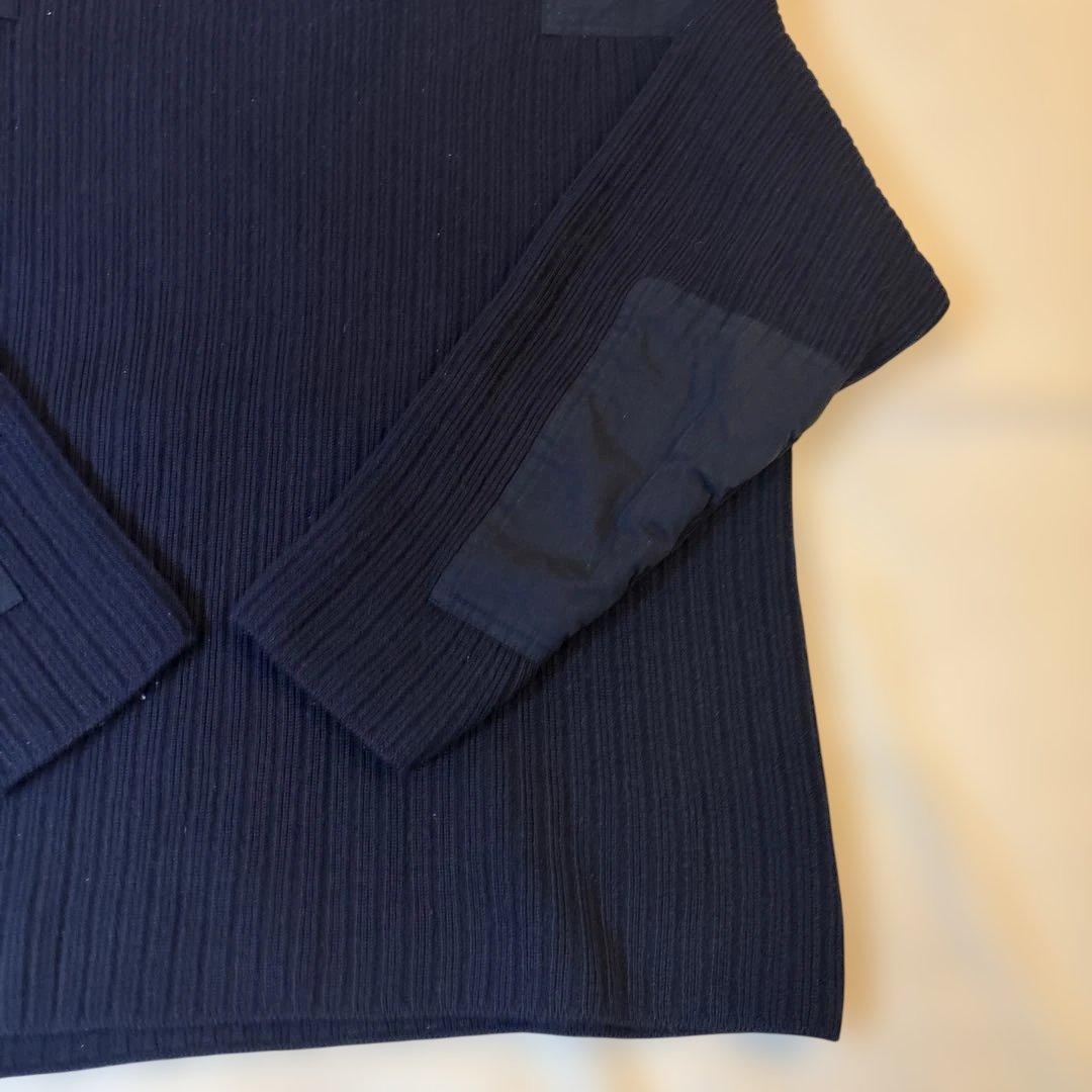 Saint James ミリタリーデザインセーター ネイビー