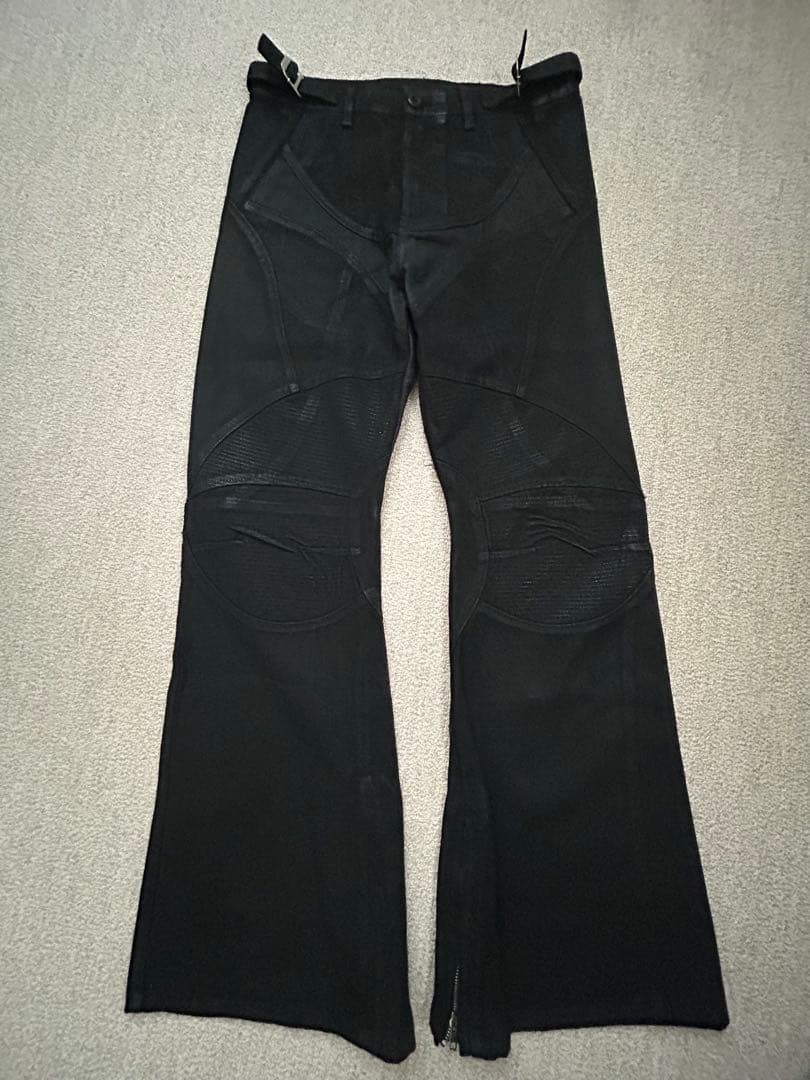 パンツ PROJECT G/R COATED BIKER ARMOURED FLARE