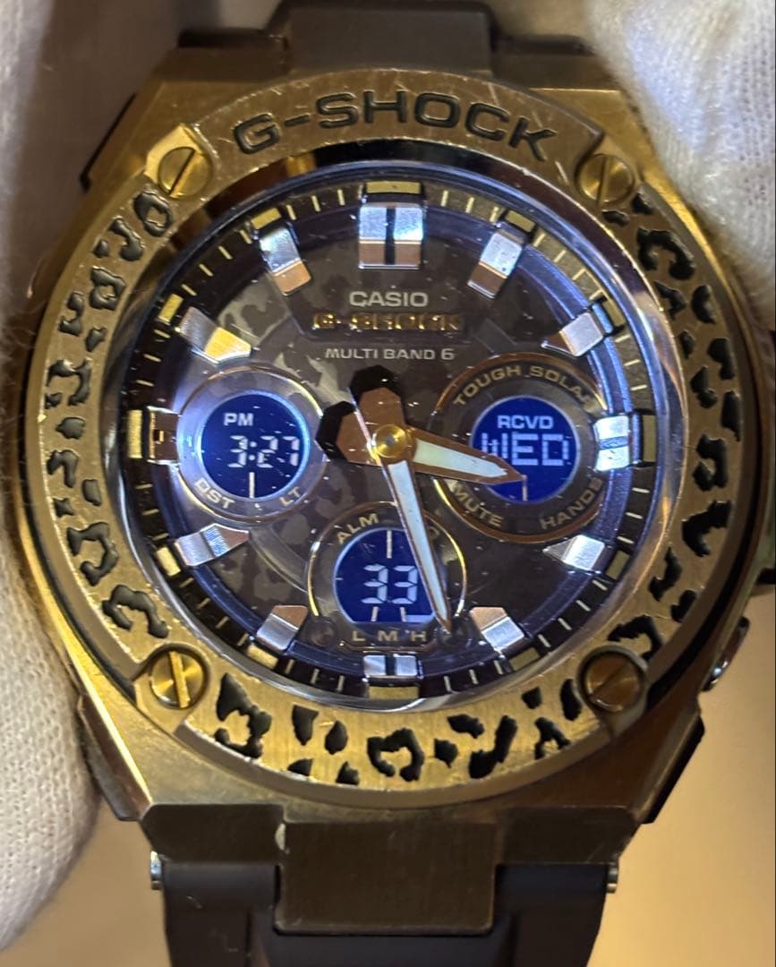 G-SHOCK/アースウォッチ/GST-W310/レオパード/限定/電波ソーラー