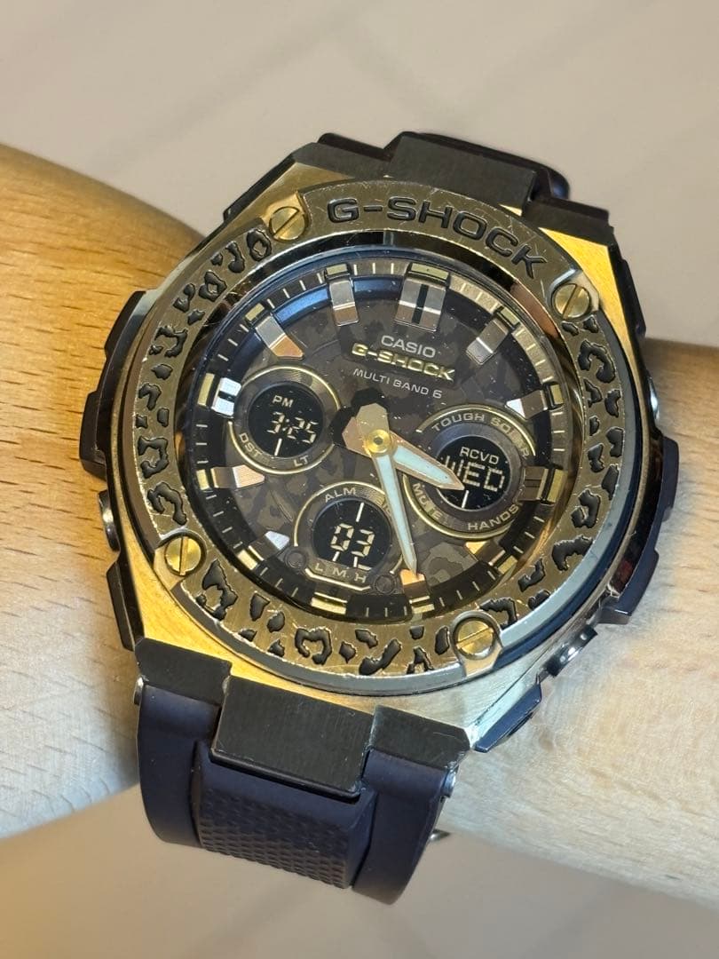 G-SHOCK/アースウォッチ/GST-W310/レオパード/限定/電波ソーラー