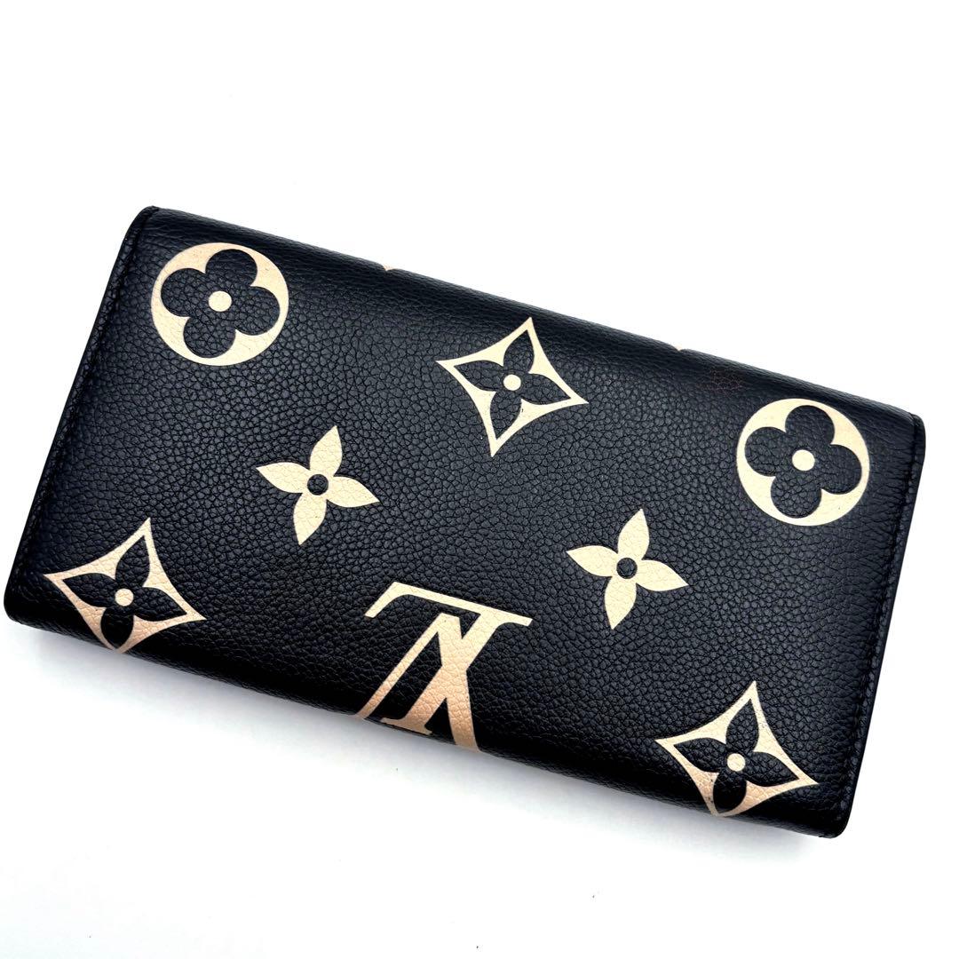 IC搭載　ルイヴィトン モノグラムアンプラント ポルトフォイユサラ バイカラー