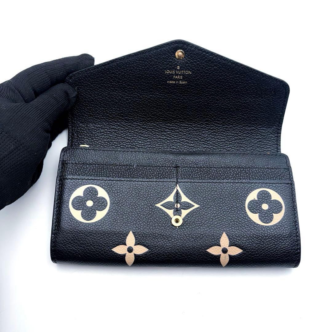 IC搭載　ルイヴィトン モノグラムアンプラント ポルトフォイユサラ バイカラー