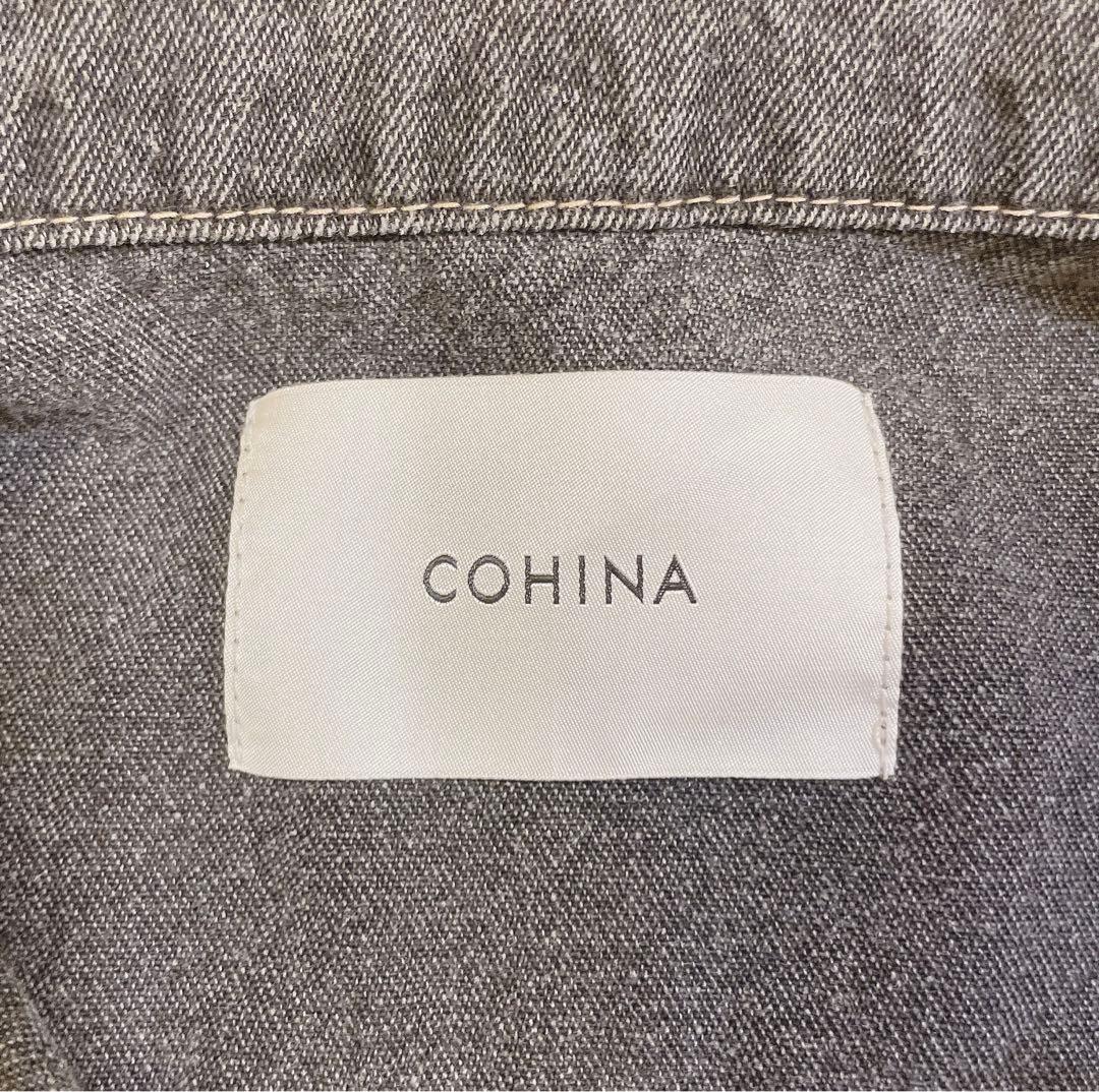 COHINA クロップドデニムジャケット