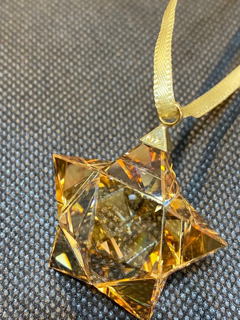 Swarovski 星型クリスタルオーナメント 約4cm