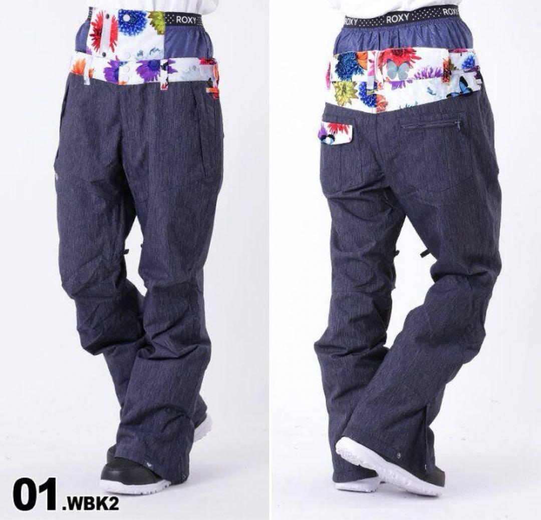 【ROXY 】花柄 蜷川実花コラボ スノーボードウェア上下セット