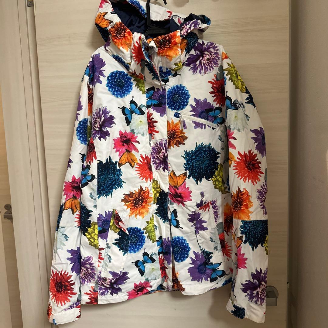 【ROXY 】花柄 蜷川実花コラボ スノーボードウェア上下セット