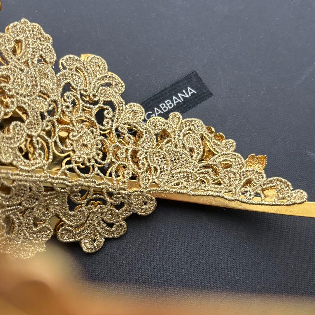 ✨希少✨Dolce&Gabbana カチューシャ ティアラ 天使 フラワー