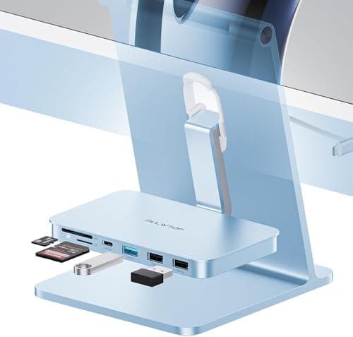 PULWTOP 6 in 1 USB C ハブ iMac 24インチ 2021m