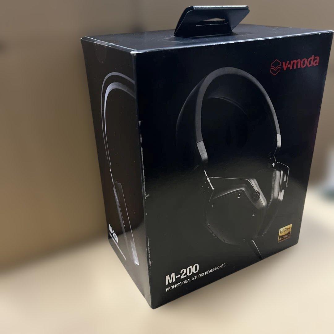 V-MODA M-200 ブラック オーバーイヤーヘッドフォン