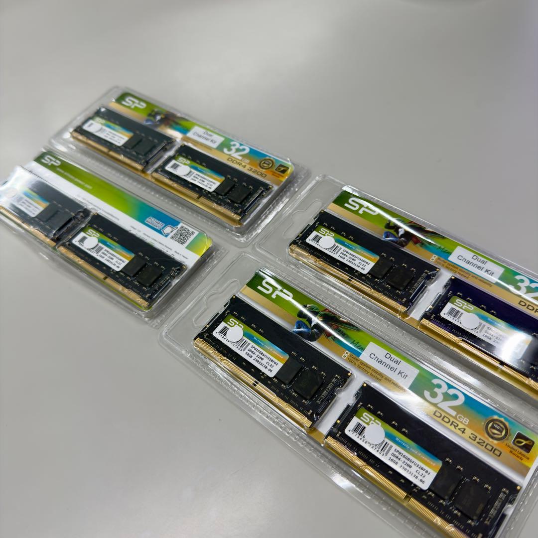 32GB DDR5 5600×2、32GB DDR4 3200×2 4セット＋他