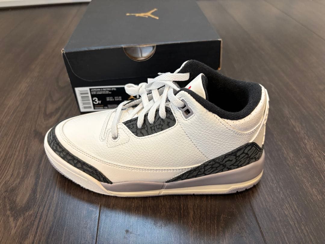 【新品・箱付】AIR JORDAN 3 RETRO PS 22cm
