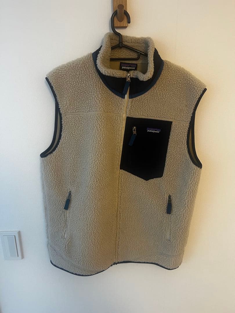 patagonia レトロX フリースベスト Lサイズ ベージュ/ナチュラル