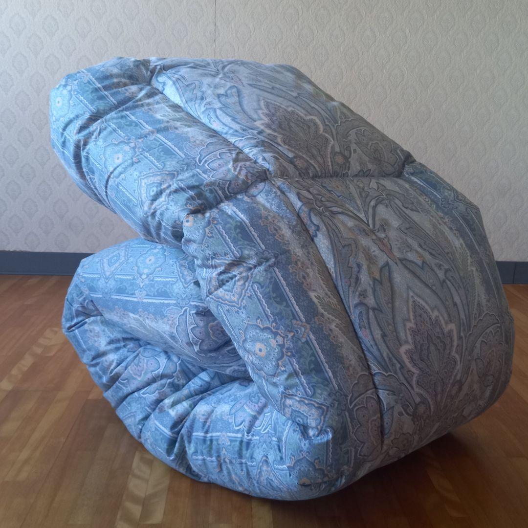 ホテル仕様 羽毛を越えた 掛け布団 極厚 体圧分散 敷布団 ペアセット日本製⑦