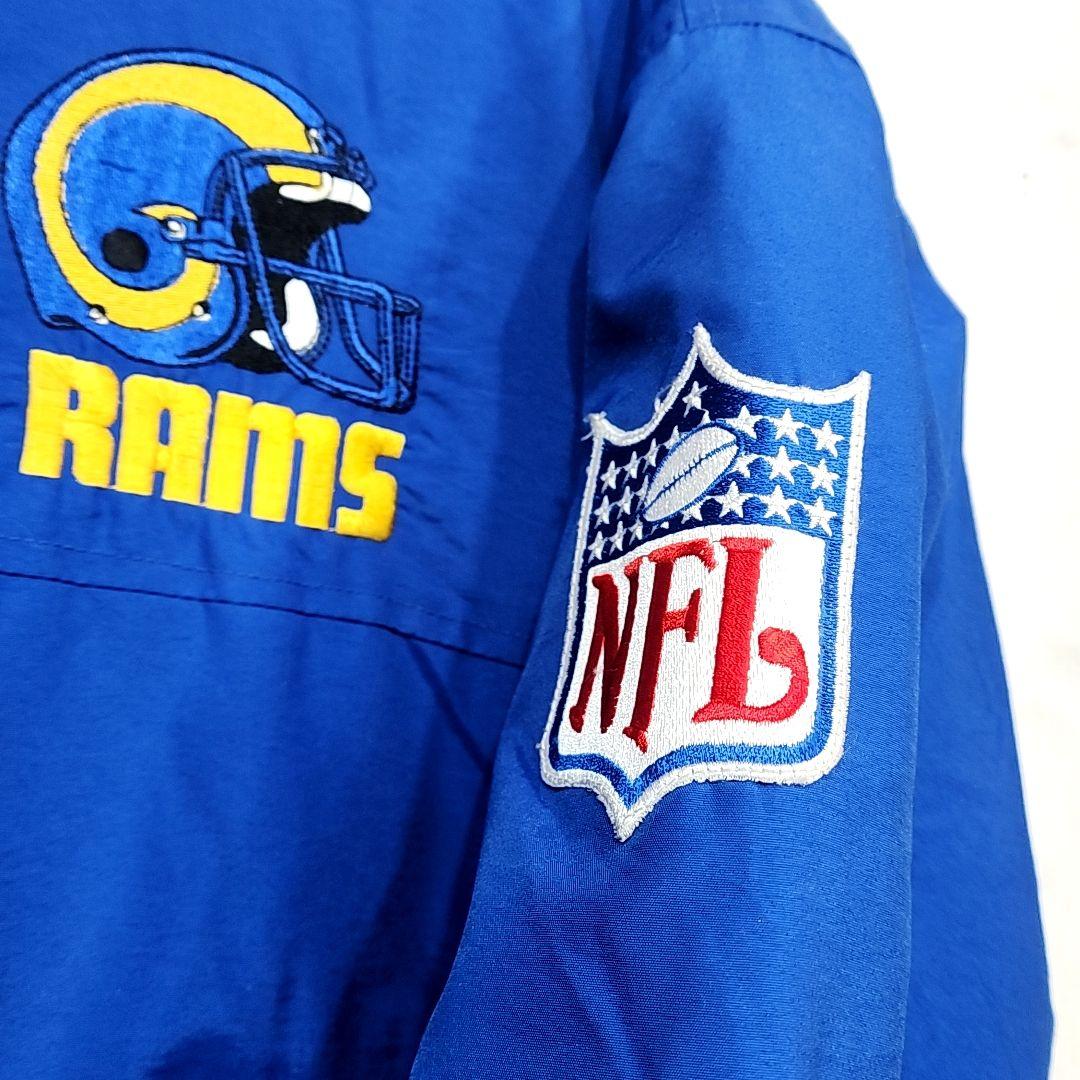 デッドストック 公式 NFL ロサンゼルス ラムズ RAMS 中綿 スタジャン