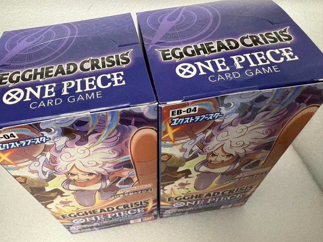 EGGHEAD CRISIS ONE PIECE カードゲーム（2箱）　テープ付