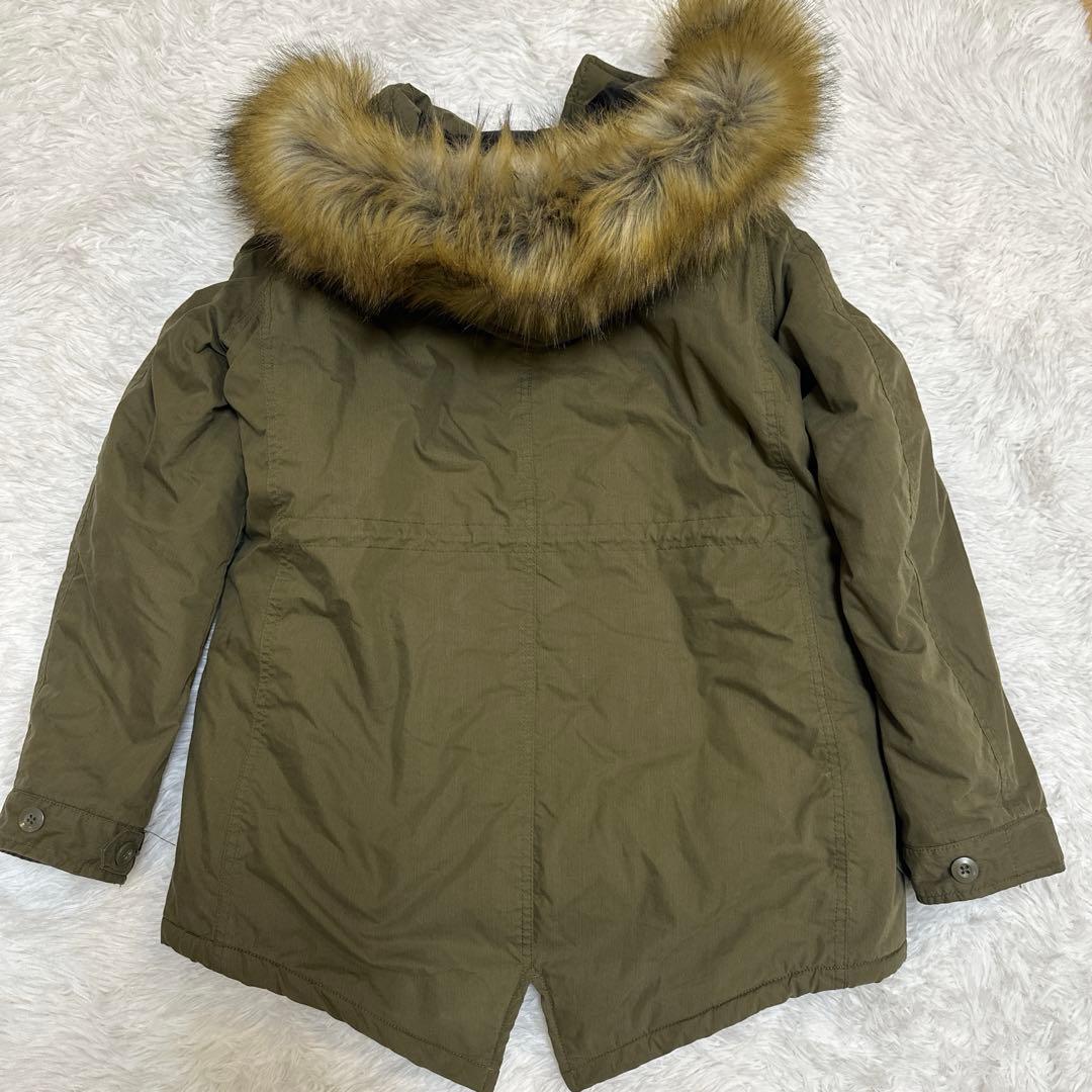AVIREX アヴィレックス ファー付き モッズコート 中綿 オリーブ カーキ