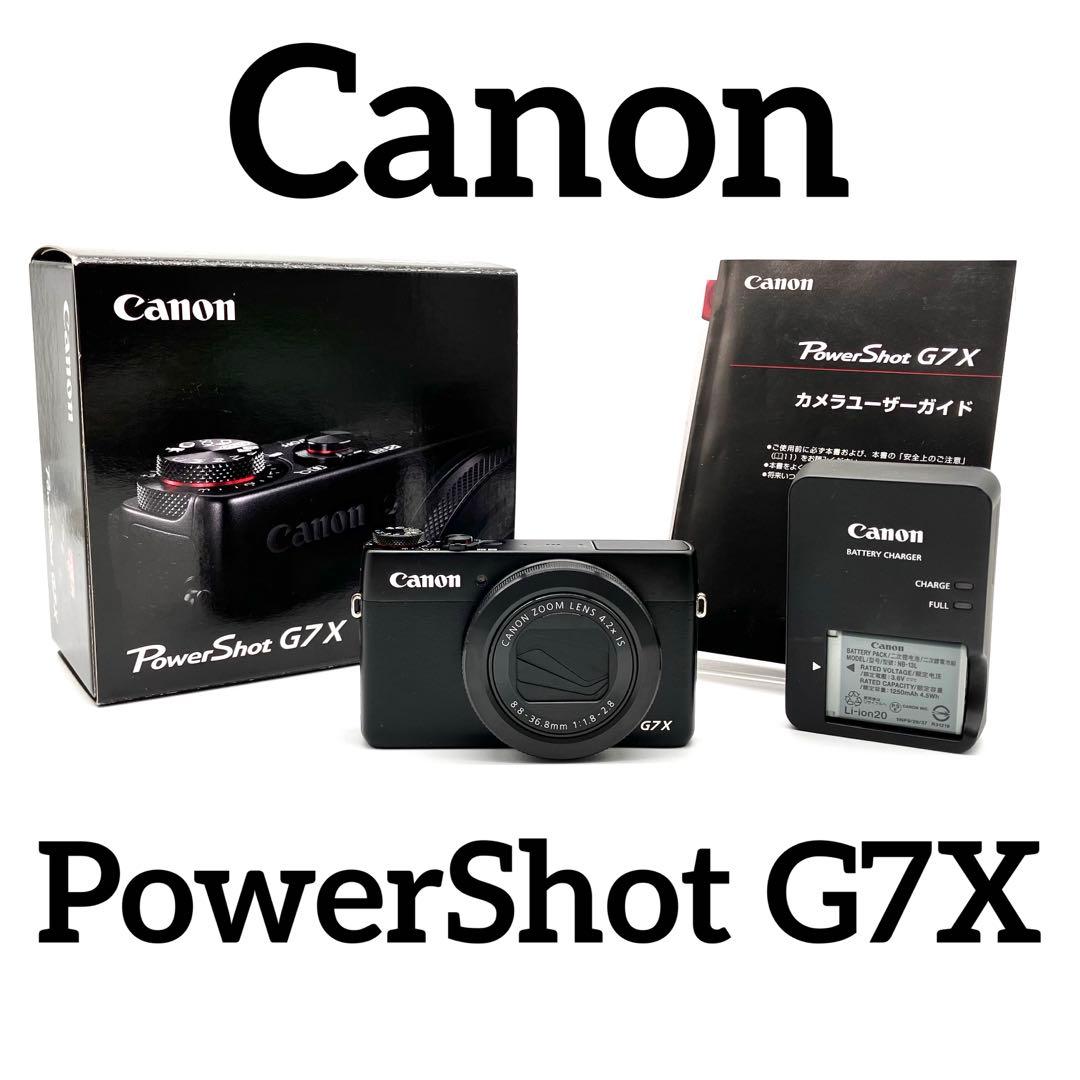 元箱付き美品♪Canon PowerShot G7X 初代　ブラック
