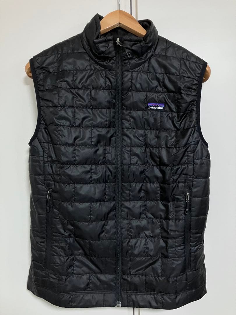 patagoniaパタゴニアのナノ・パフ・ベスト　Sサイズ　ブラック　送料無料